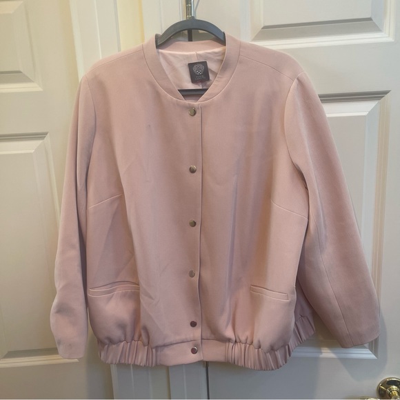 Vince Camuto Pink Bomber Jacket - Picture 4 of 9